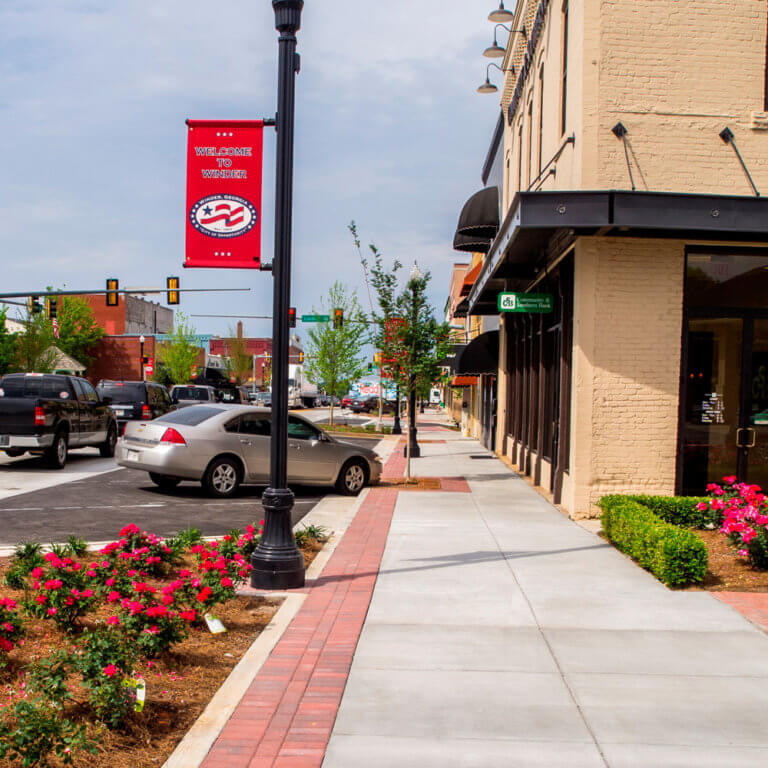Historic Downtown Winder Streetscape Project Keck & Wood Civil