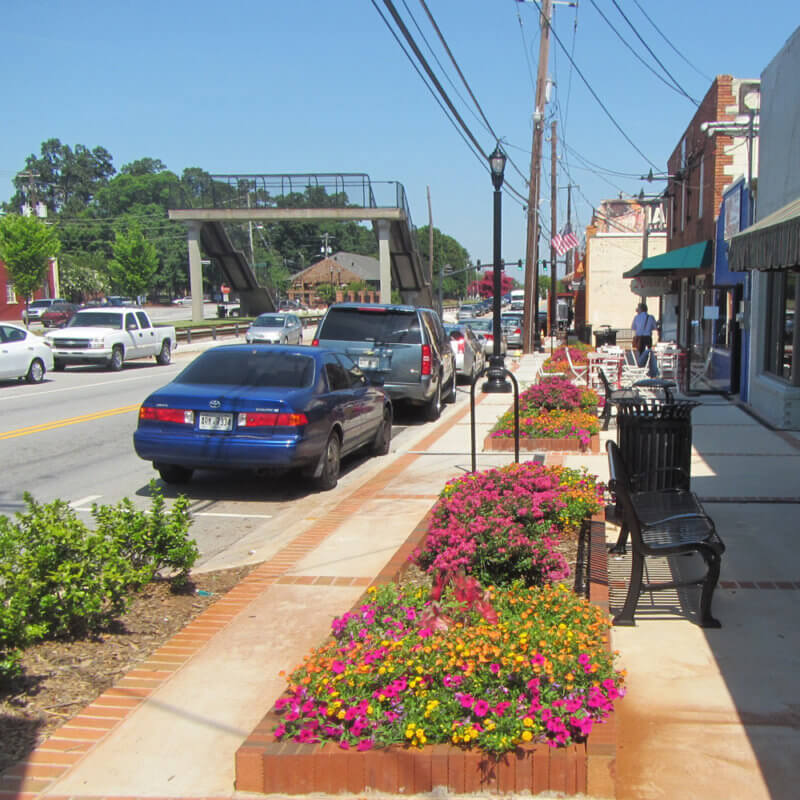 Hapeville Downtown Streetscapes Keck & Wood Civil Engineers, Duluth