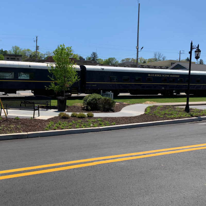 Historic Downtown Blue Ridge Streetscape Keck & Wood Civil Engineers