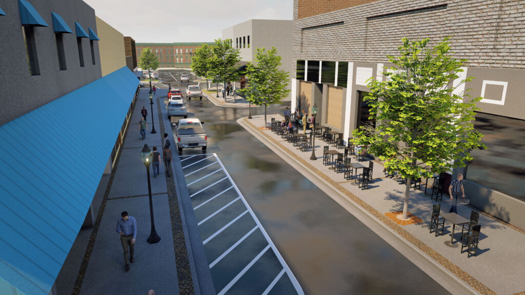 Gainesville_Downtown Streetscape Rendering_3