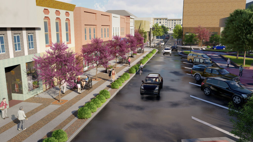 Gainesville_Downtown Streetscape Rendering_4