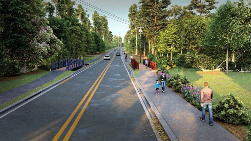 P'tree Corners_E Jones Bridge Multi-Use Trail - rendering