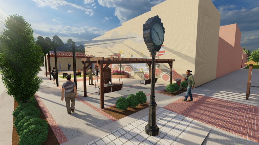 Updated Clover Streetscape Plaza_2 - Photo