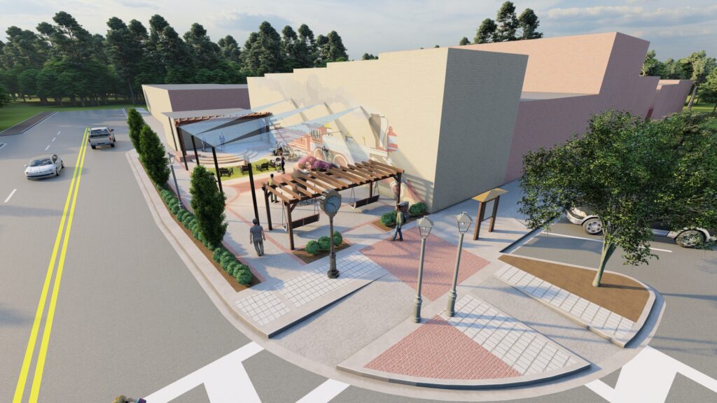 Updated Clover Streetscape Plaza_4 - Photo