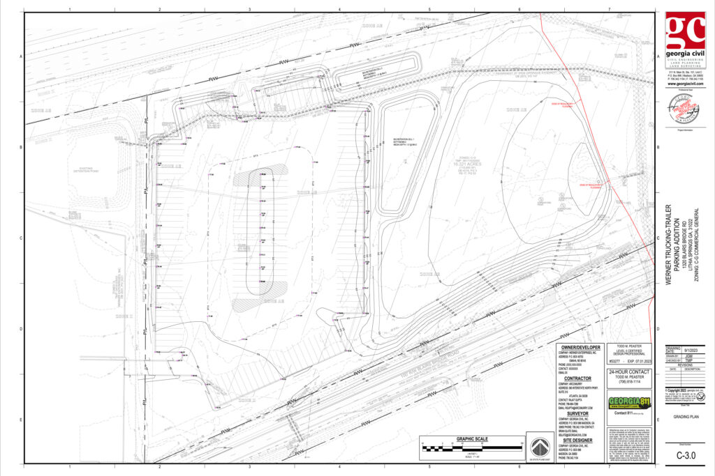 C-3.0 GC-WERNER TRUCKING-GRADING PLAN-C-3.0 GRADING PLAN (1)