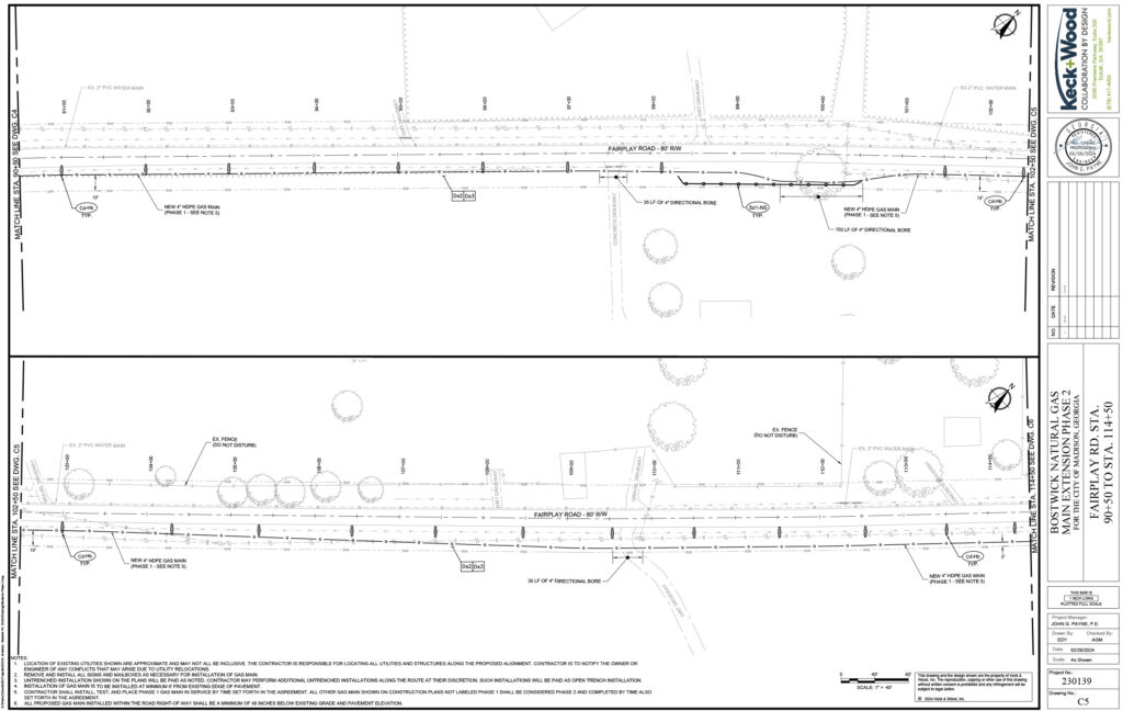 Final Plan Set_Bostwick Natural Gas Main Extension Phase 2-6